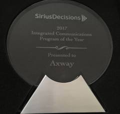 Axway Awards Sirius Decisions 