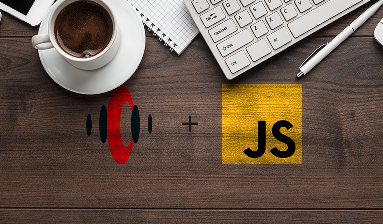 Streamdata.io and JS logo next to computer and coffee