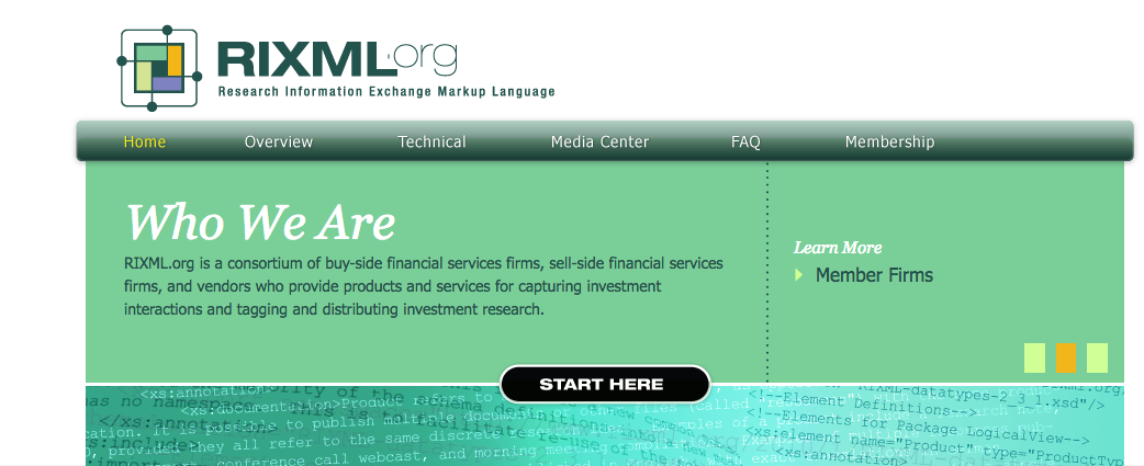 Learning About The Research Information Exchange Markup Language (RIXML)