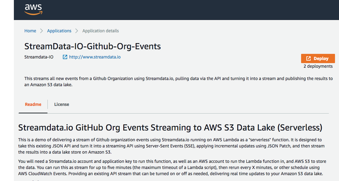 An AWS Lambda Function For Streaming GitHub Organization Events Into Your S3 Data Lake