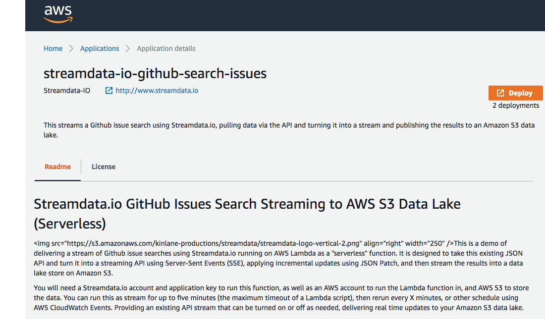 An AWS Lambda Function For Streaming GitHub Issue Search Into Your S3 Data Lake