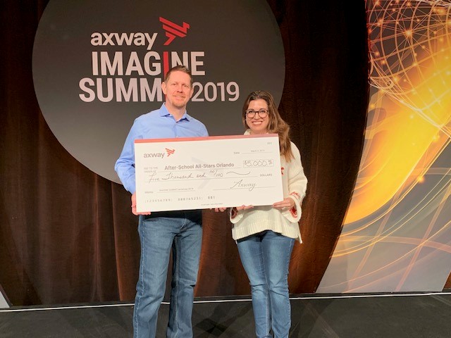 Axway donates $5,000 to After-school all-stars Orlando