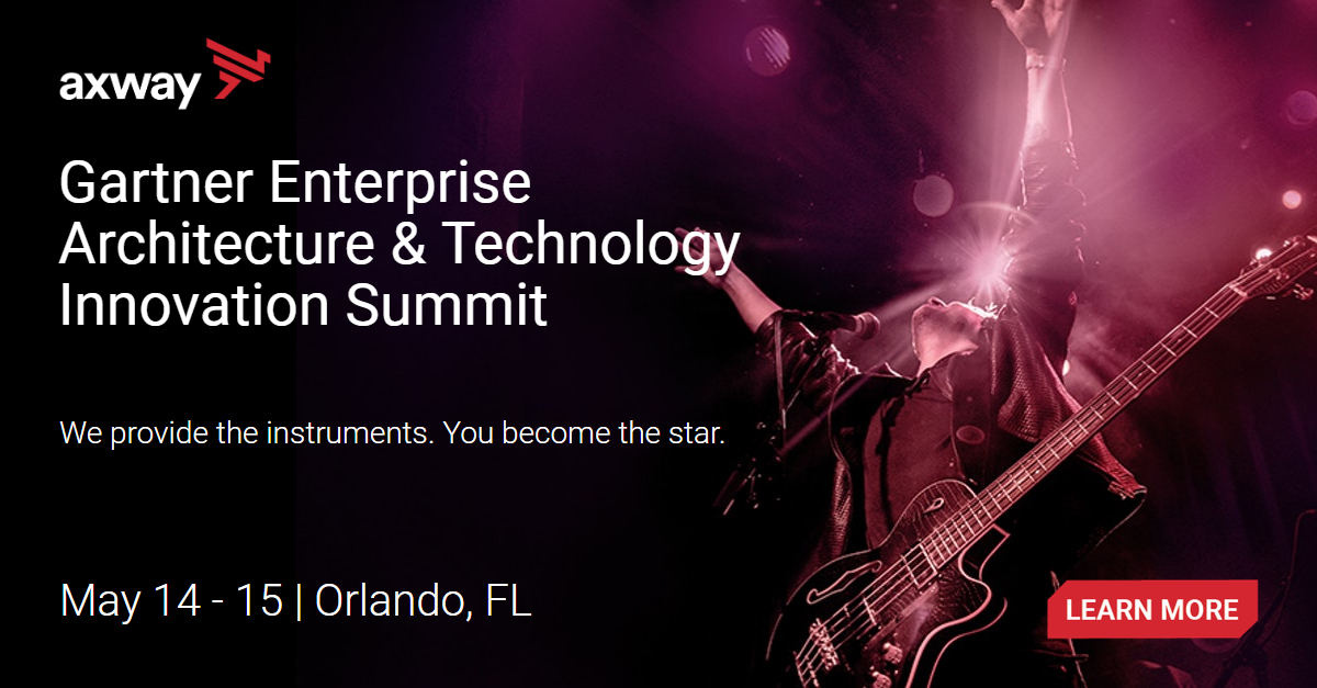 Join Axway for the Gartner Enterprise Architecture & Technology Innovation Summit in Orlando