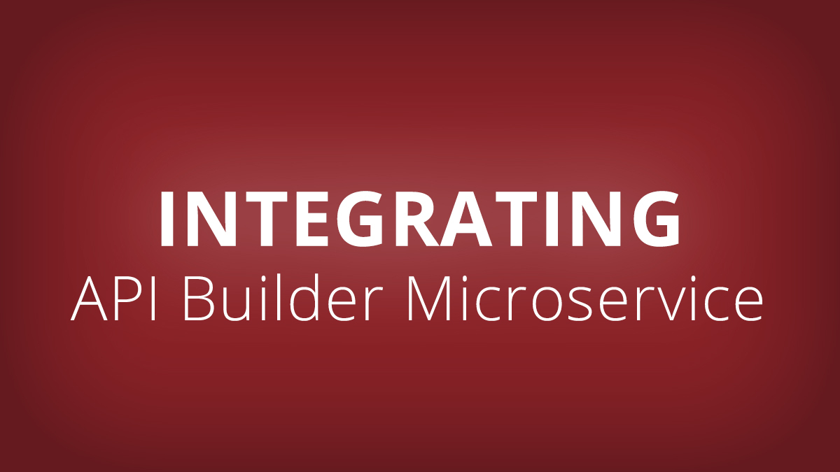 Create an Integration Builder Connector to an API Builder Microservice