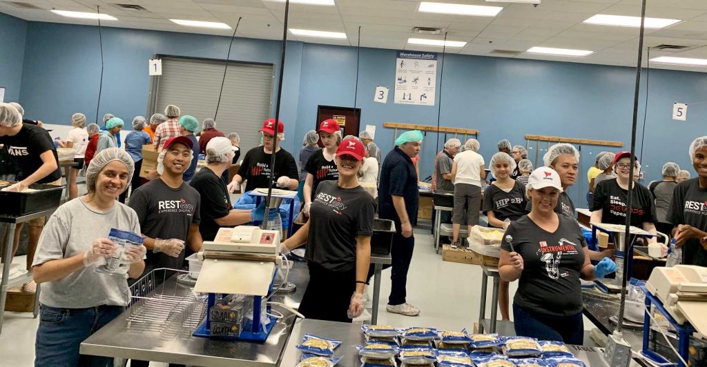 Axwegians come together for a great cause: Feed My Starving Children