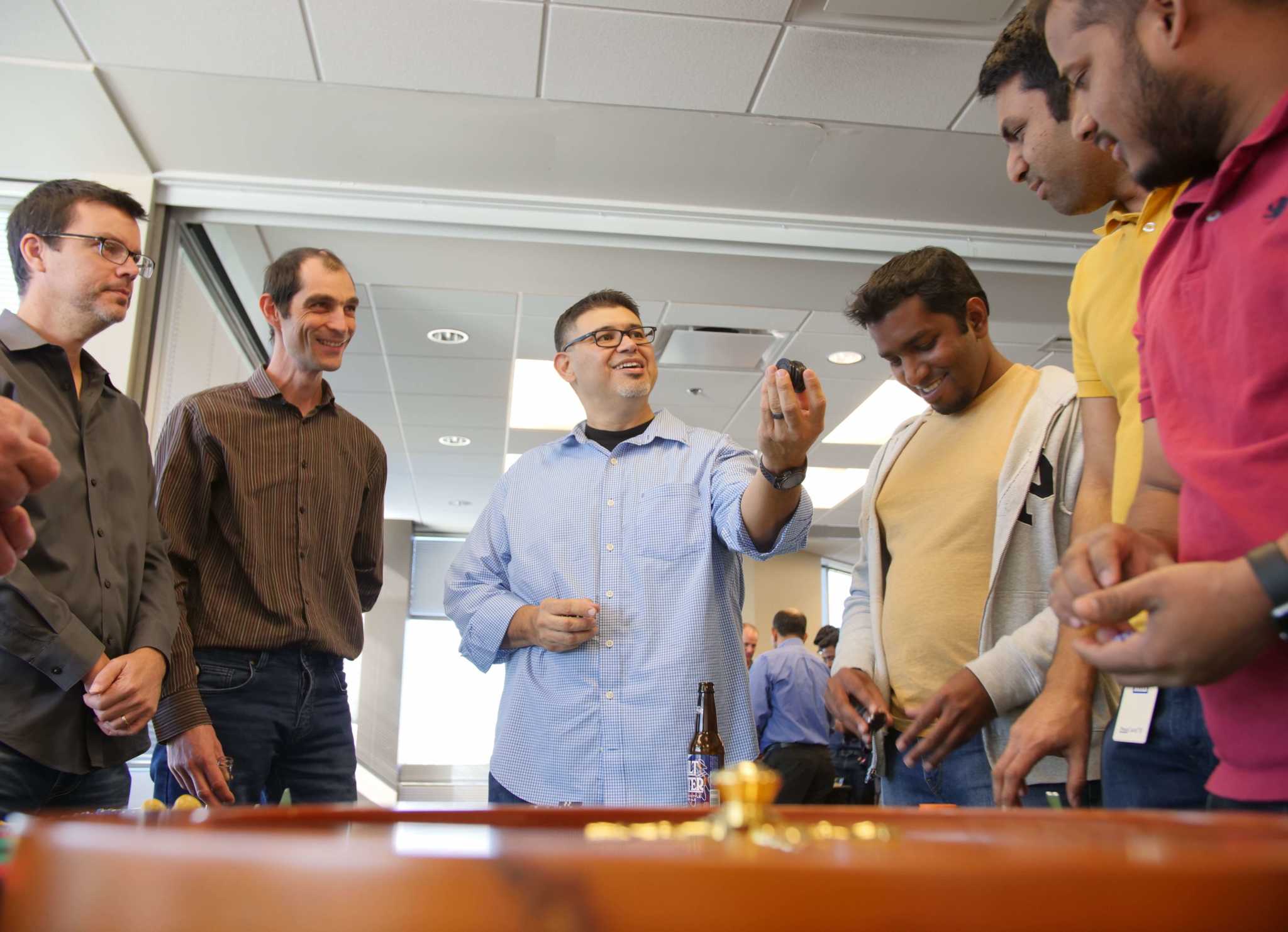 Drinking our own eggnog - Axway holiday party features mobile app