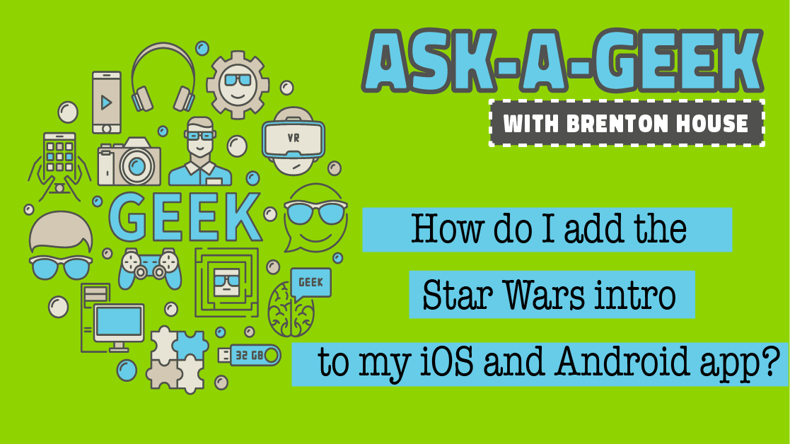 How do I add the Star Wars intro to my iOS and Android mobile apps?