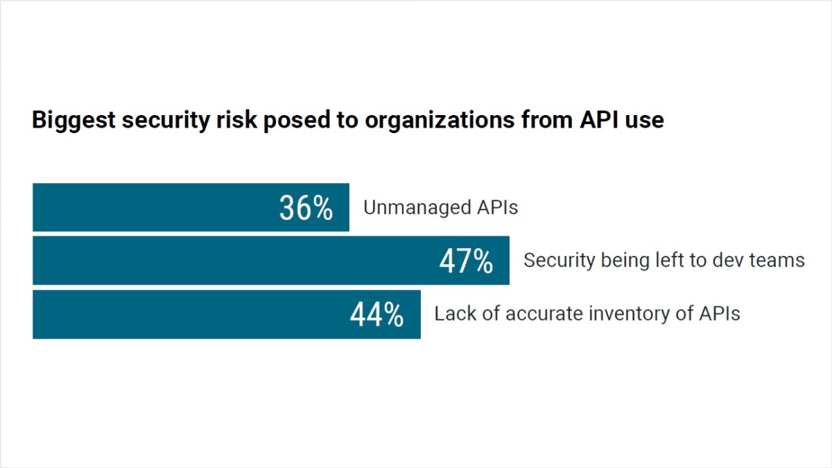 biggest security risk posed to organizations from APIs blog graphic