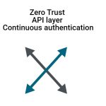 Zero trust API layer