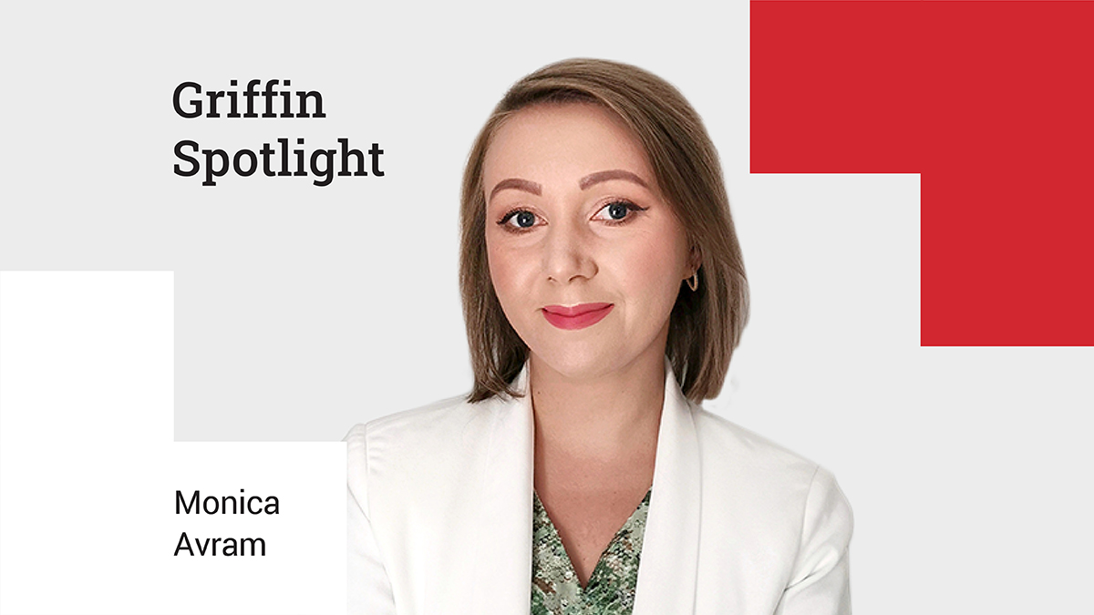 Griffin Spotlight: Monica Avram draws her energy from people to keep learning and growing