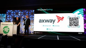 Eyal Sivan on finovate stage Spring 2022