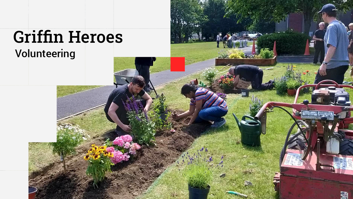 Griffin Heroes: Axway Ireland Brings Gardening Joy to Local School Scoil Chaitríona Cailíní for Volunteer Day