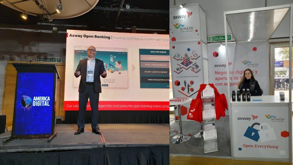 Axway’s LATAM team with Eyal Sivan at the Congreso Latinoamericano Tecnología y Negocios America Digital in Santiago, Chile.