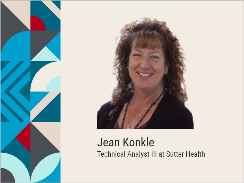 Jean Konkle, Technical Analyst III at Sutter Health - profile
