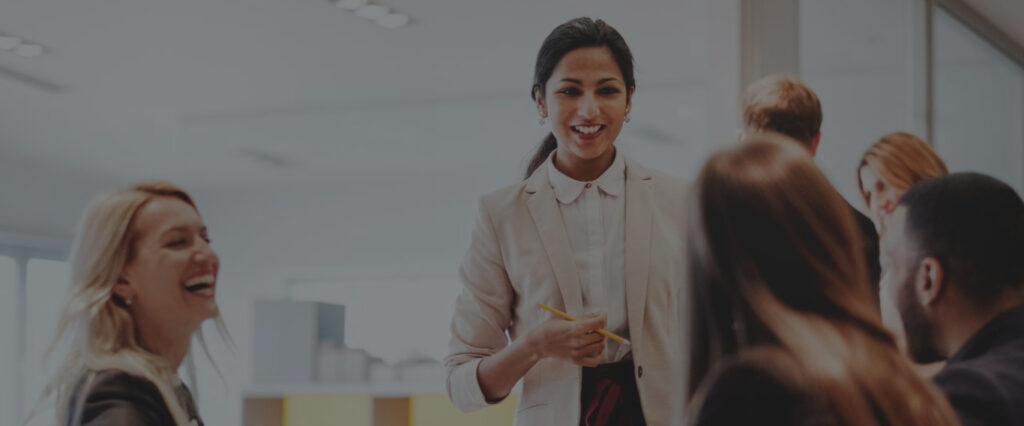 Businesswomen in a meeting at the office