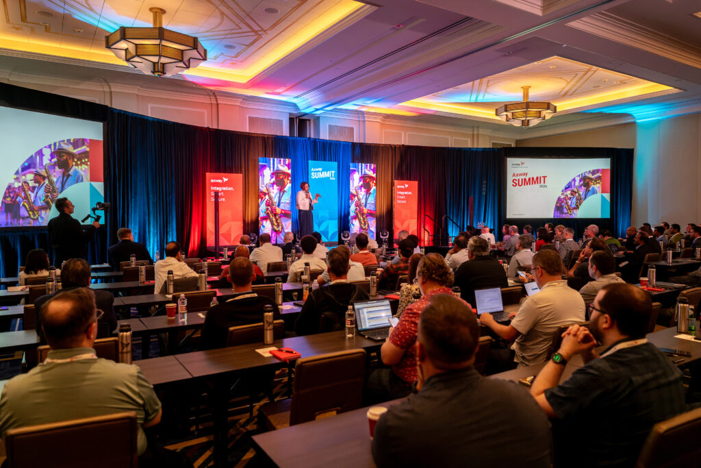 The main stage of Axway Summit 2026