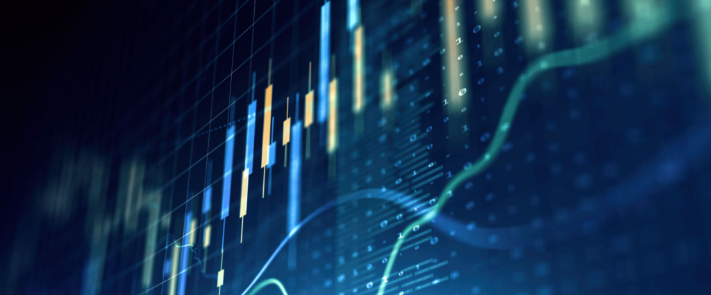 stock market graphic