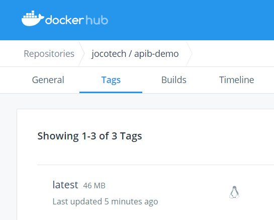 check docker hub repository
