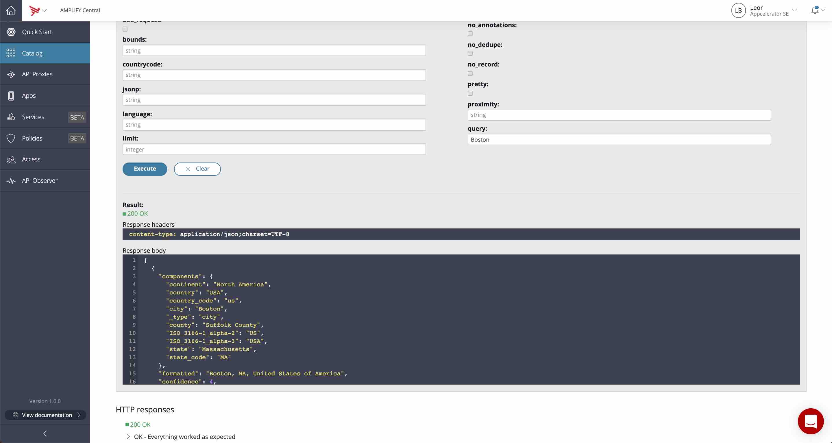 Opencage Geocode API Connector