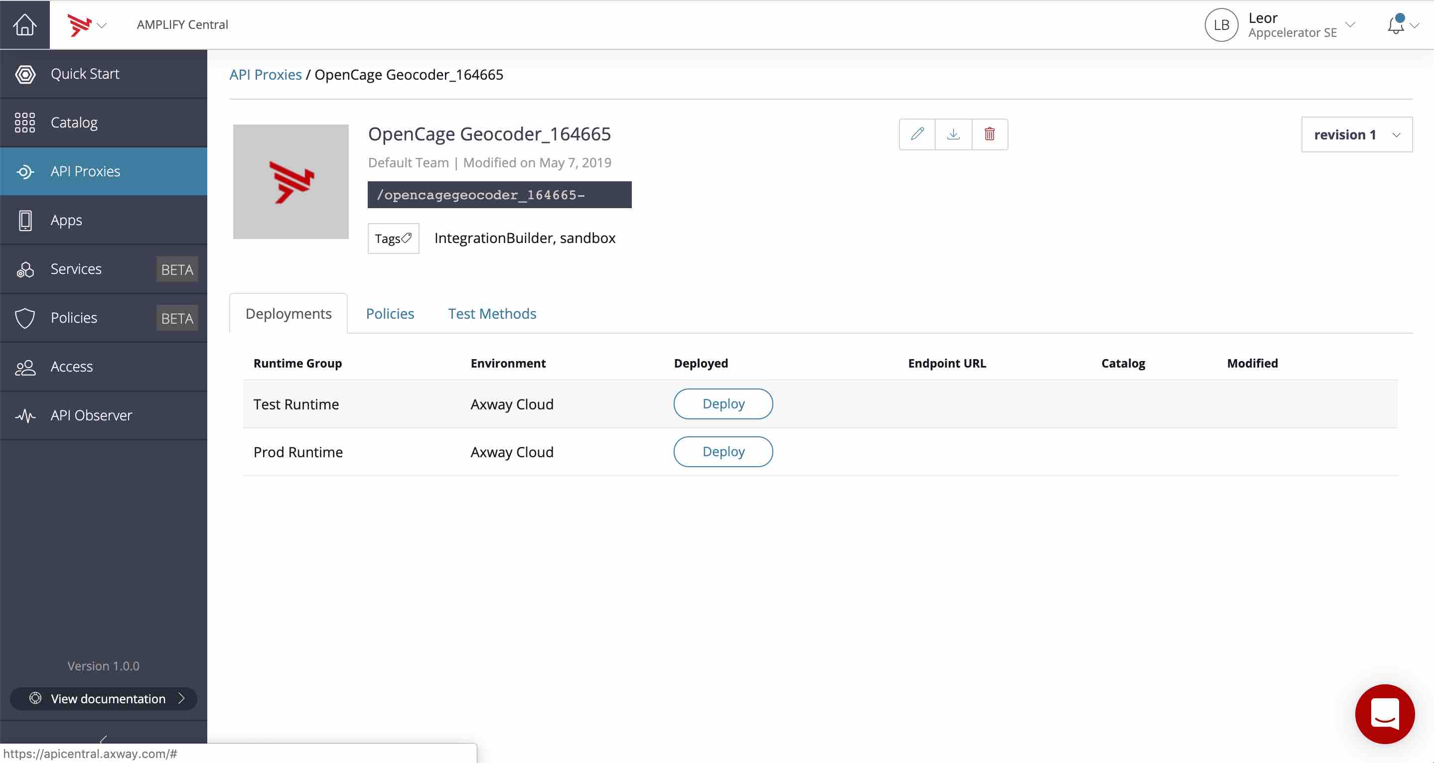 Opencage Geocode API Connector